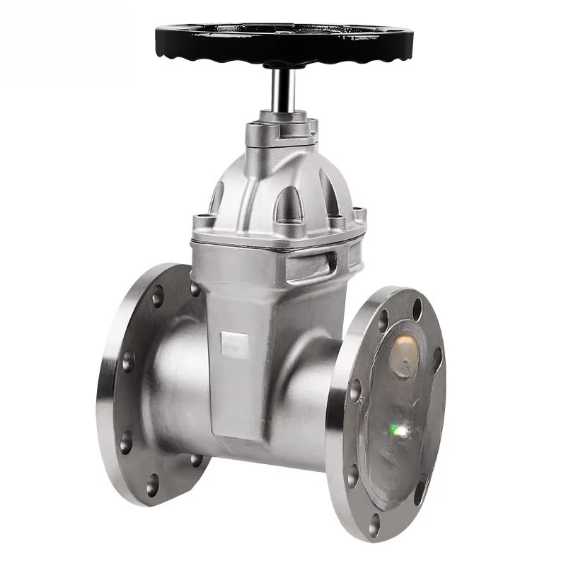 Manual power stainless steel gate valve without riser stem soft seal SS304 SS316 CF8 CF8M water