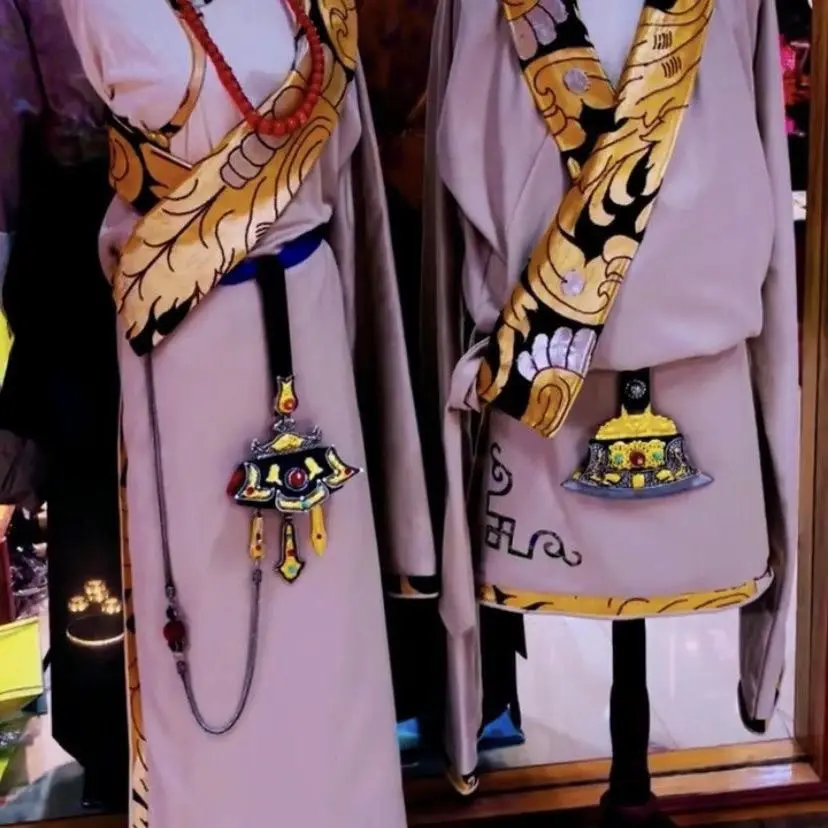 New Tibetan Robe Spring Men's and Women's Clothing Ethnic Classic All-Match