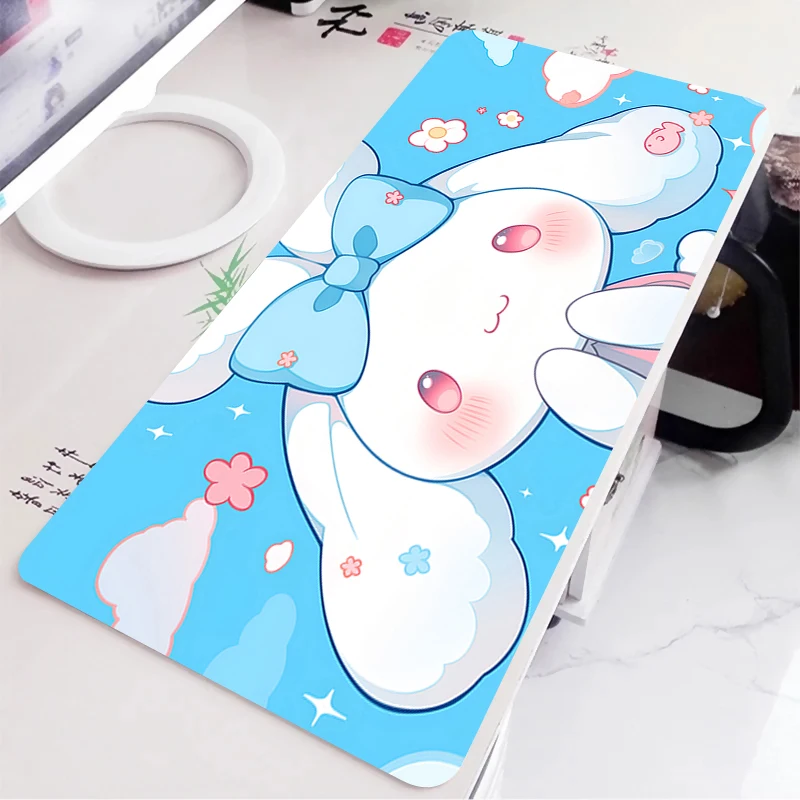 Alas Mouse Cinnamoroll Komputer Laptop Anime Keyboard Alas Mouse Besar Alas Mousepad Keyboard Gamer Dekorasi Alas Meja