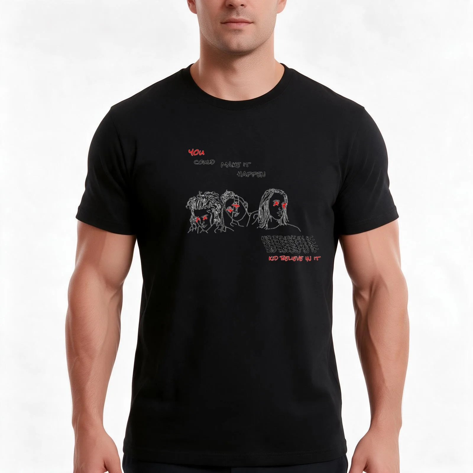 Chase Atlantic T-Shirt, Summer Casual Cotton Tee, Oversized Streetwear Tops, Vintage Graphic Print, Loose Fit Short Sleeve