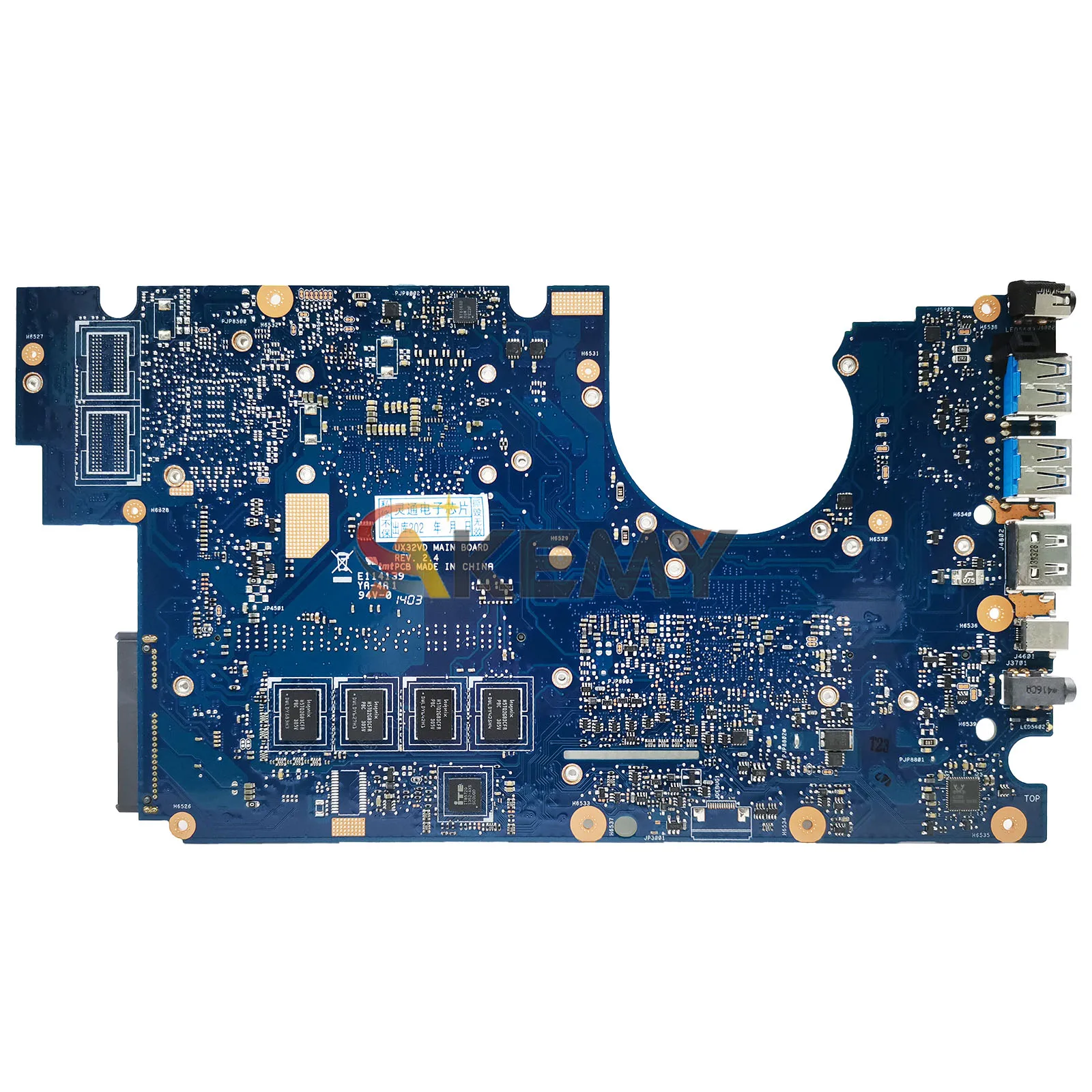 ASUS ZenBook UX32A UX32A BX32A 노트북 메인보드용 UX32A 노트북 마더보드 (I3 I5 I7 CPU 탑재) 100% 테스트 완료, 빠른 배송 가능