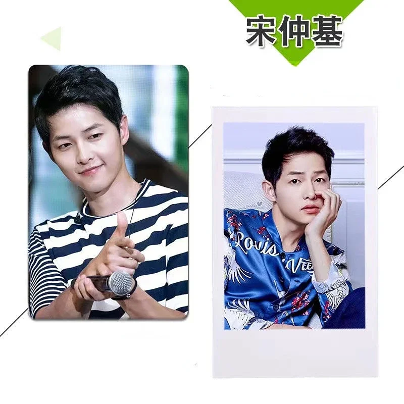 100PC No Repeat Song Joong Ki HD Posters Lomo Cards Pai Li De Descendants of The Sun Drama Stills Photos Meal Bus Card Stickers