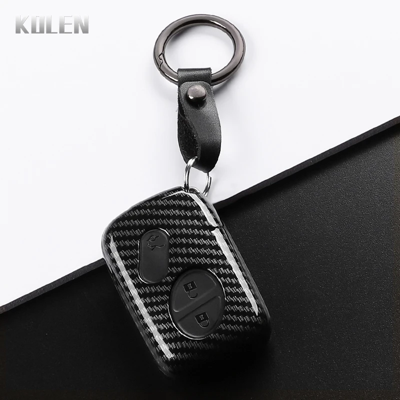 ABS ألياف الكربون نمط سيارة مفتاح القضية غطاء لكزس GS430 ES350 GS350 LX570 IS350 RX350 IS250 المحمية فوب المفاتيح الملحقات