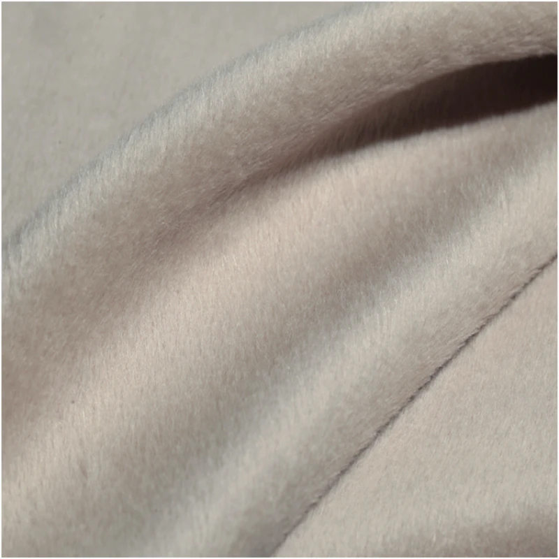 Peru Double Sided Alpaca Wool Fabric High-end Customized Autumn and Winter Coat Clothing Fashion Fabrics Cloth Per Meter Sew