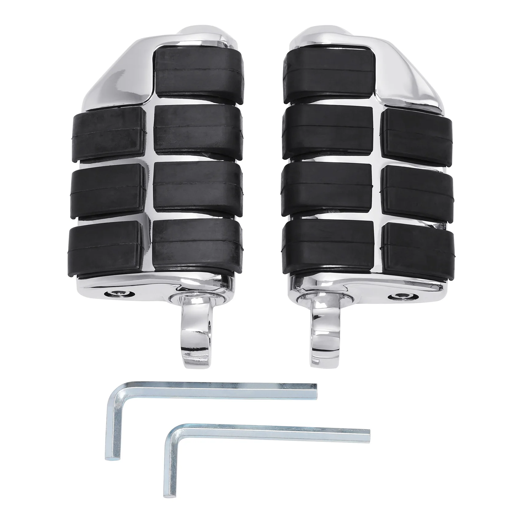Motorcycle Male Mount Footpegs Footrests For Harley Softail Sportster Dyna Glide Fat Boy Road King Honda GOLDWING GL1800 Yamaha