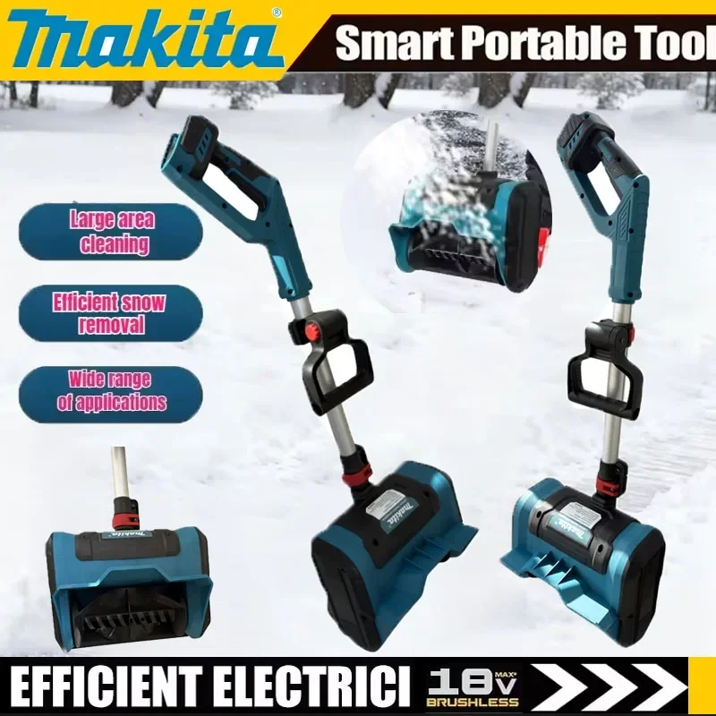 

Makita 18V Cordless Snow Shovel Snow Blower Shovel Carbon Steel ABS 21V Cold Resistant Safety No Batteries and for Patio