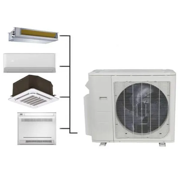 TX OEM VRF HVAC نظام تكييف الهواء مكيف الهواء المركزي التجاري ملف المروحة وحدات داخلية متعددة سبليت التيار المتناوب
