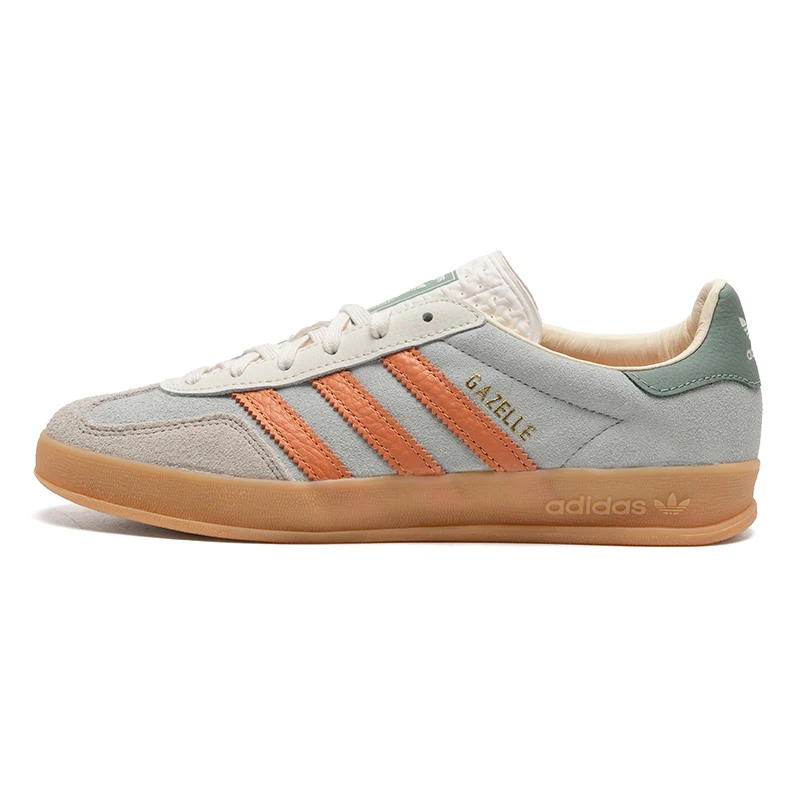 Zapatos Adidas para hombre y mujer, zapatos informales para interiores Trefoil Gazelle, zapatos para ir al trabajo, zapatos deportivos cómodos y elegantes, zapatos de entrenamiento alemanes Jq0011