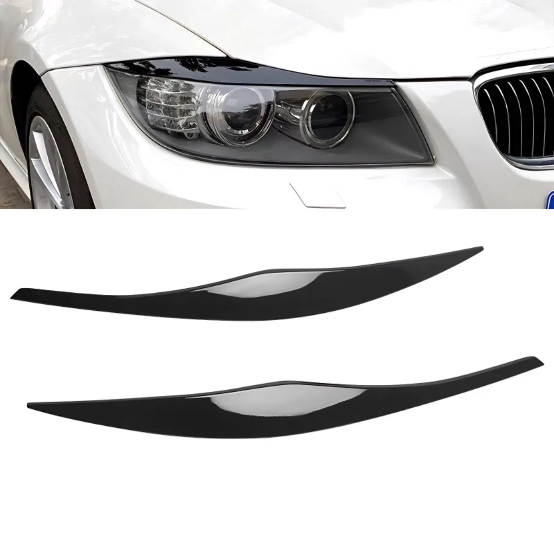 الجبهة العلوي مقبلات قطاع الحاجب غطاء الكسوة لسيارات BMW 3-Series E90 E91 318i 320i 330i 325i 335i 320d 335d ضبط الملحقات