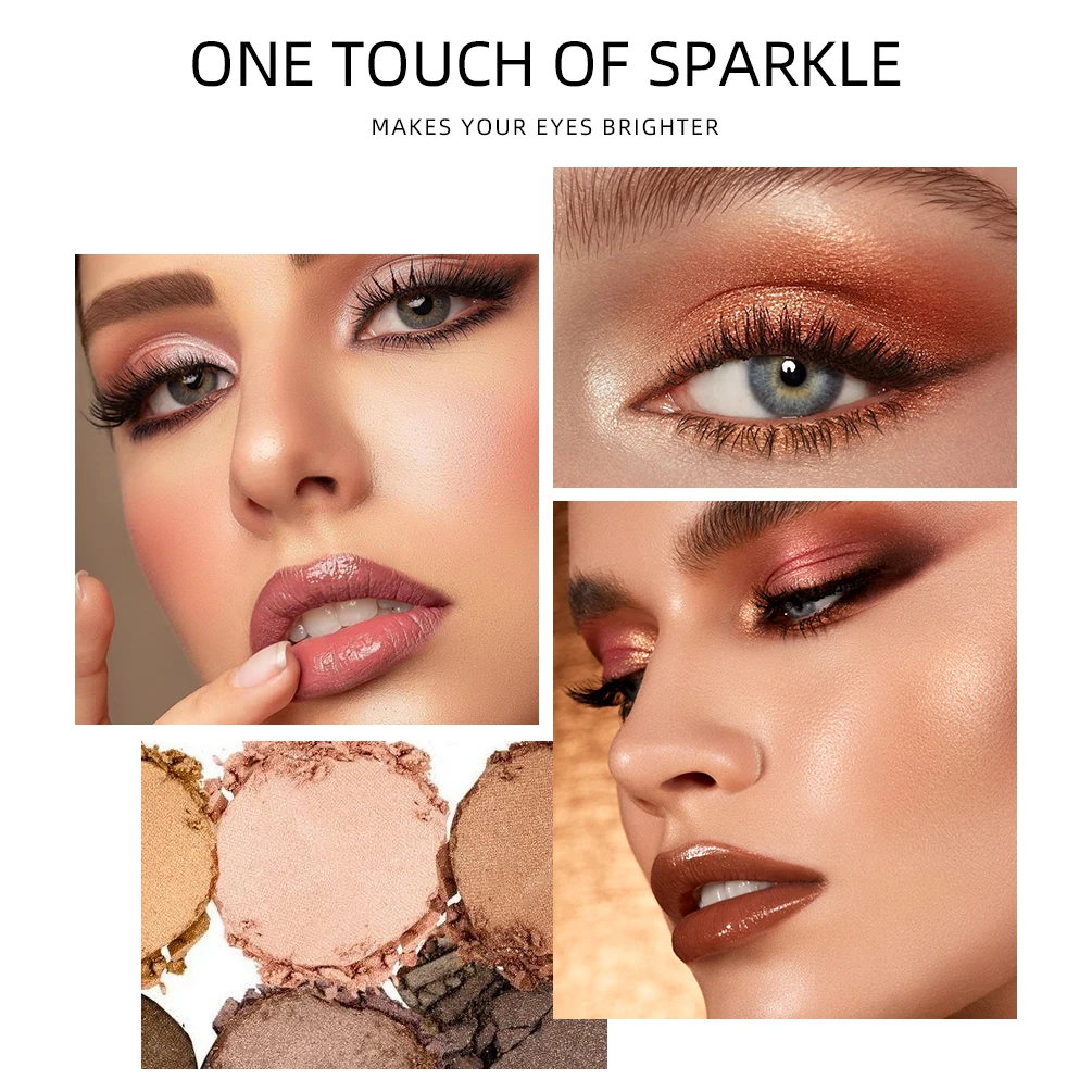 QIBEST Pearlescent Silkworm Eyeshadow Pencil Lasting Glitter Shiny Pigment Makeup Waterproof Nude Matte Eye Shadow Pen Cosmetics