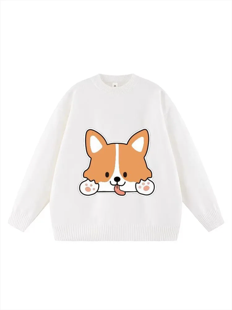 2024 European and American Cross border Long sleeved Hoodie Cartoon Character Warm Sweater Autumn/Winter Fashion New Product