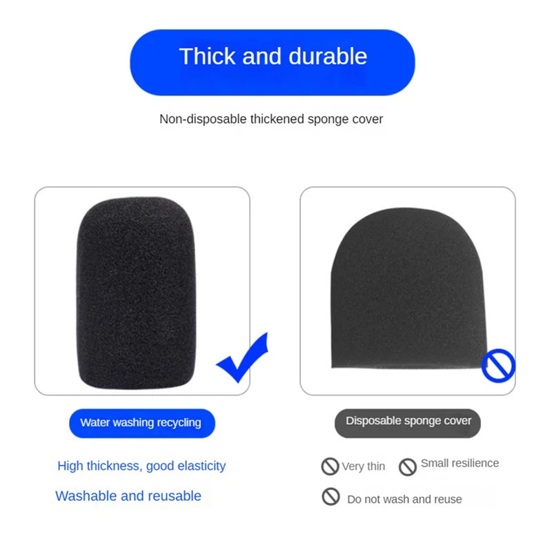 2PC Mic Windscreen Microphone Cover Filter For Audio Technica AT2020 ATR2500 AT2035 And Other Large Microphones