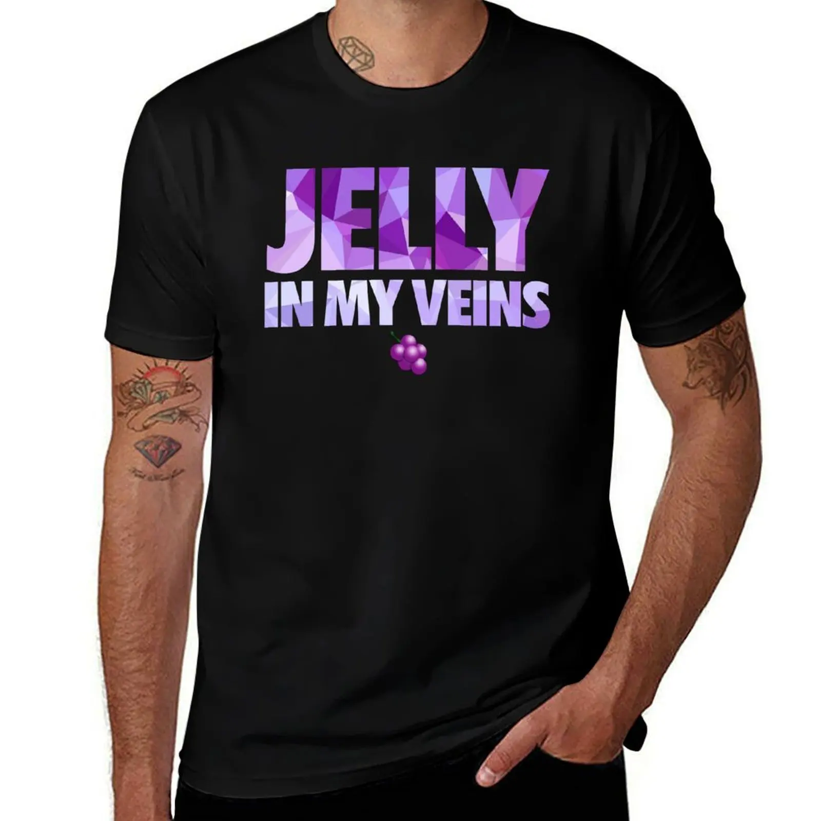 

Jelly In My Veins T-Shirt funny t shirts dark humor man t shirt designer T-Shirt
