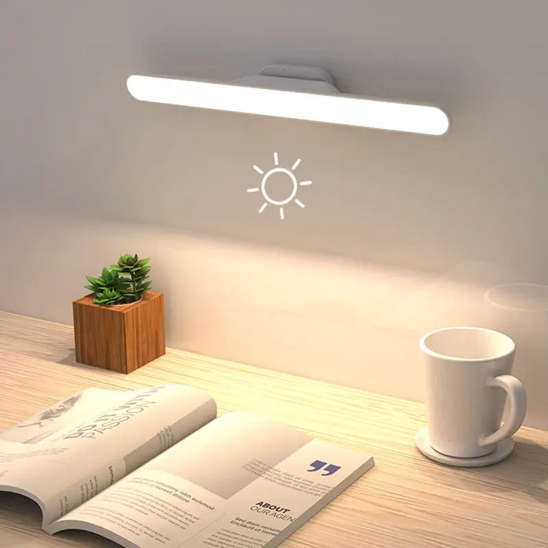 30cm Tabletop/Wall Hanging Light Bar 3-Color Eye Protection Lamp For Study/Home/Read/Monitor Screen Lighting Magnetic Fixation