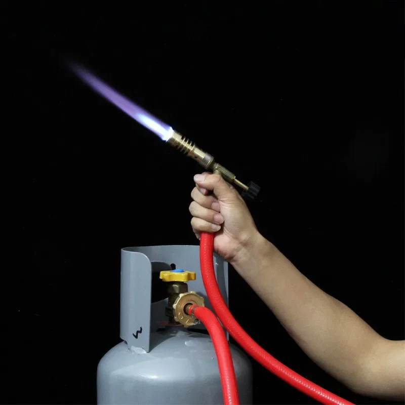 High Quality Gas Self Ignition Turbo Torch With Hose Solder Propane Welding For Plumbing Air Conditioning