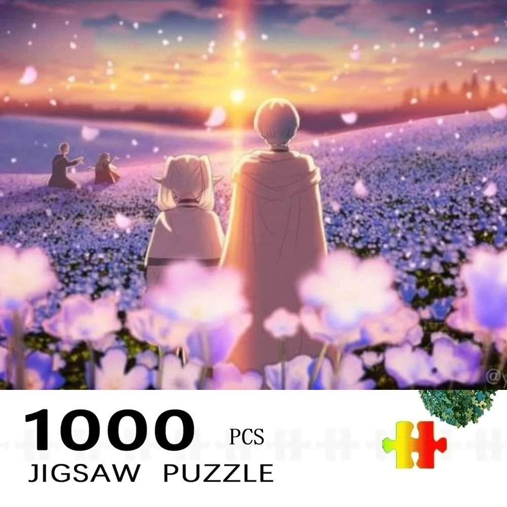 Puzzle für Erwachsene, 500/1000 Teile, Puzzle „Frieren: Beyond Journey’s End“, Papierpuzzle, dekorative Malerei, Übung zum Denken, Training des Gehirns