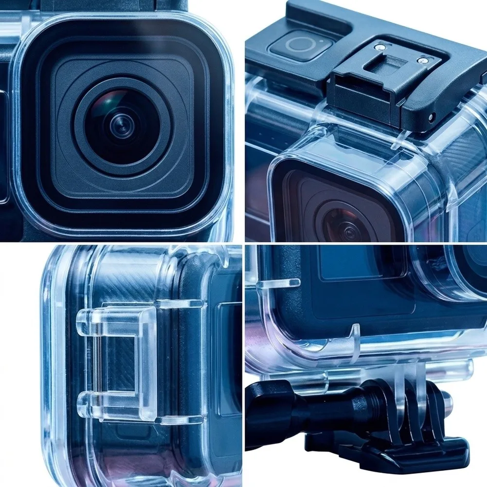 For Mission 1 Waterproof Housing Case Built for Submersion Protection While Maintaining Full Functionality and Lens