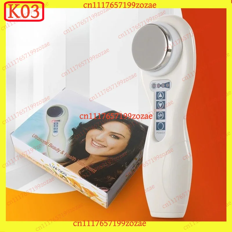 LK Ultrasonic Beauty Instrument Household Eye Facial Cleansing Negative Ion Firming Skin Care Device Portable Face Massager Tool