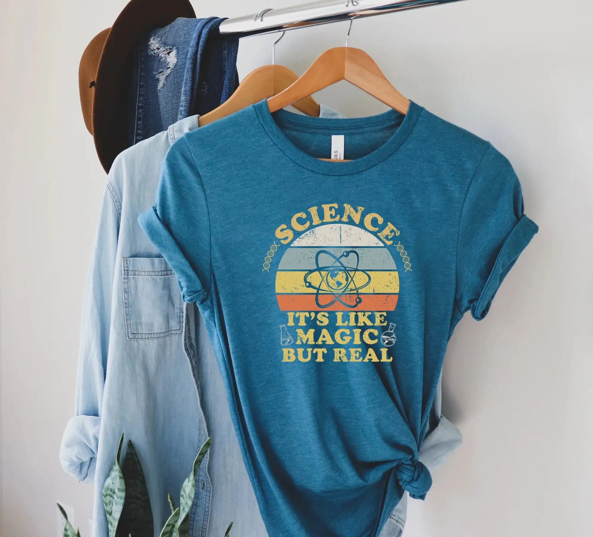 Science It'S Like Magic But Real Teacher T Shirt Kindergarten Ideas Teaching For