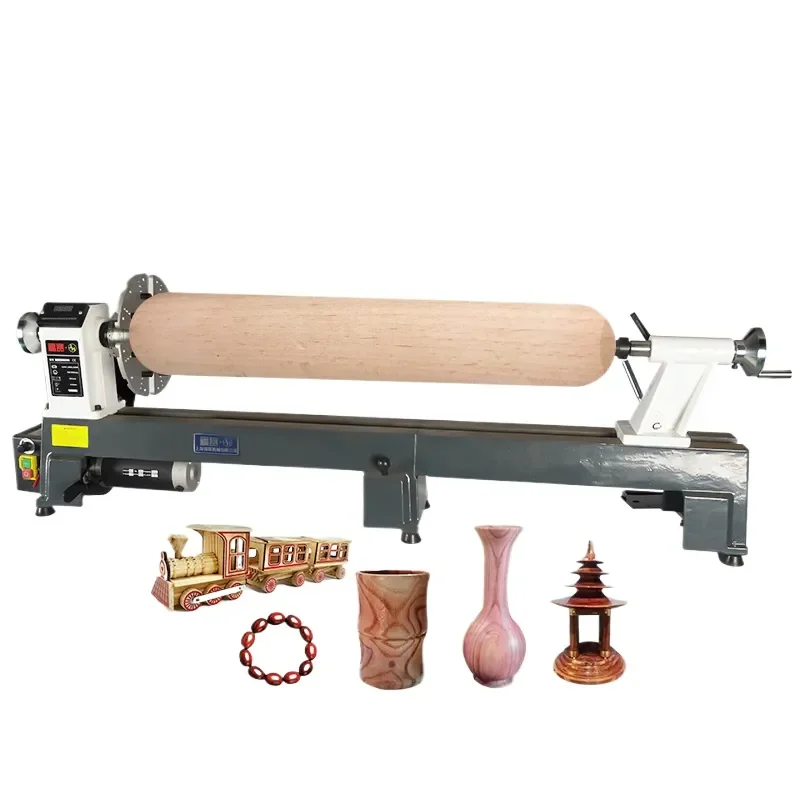Mini Desktop Wood Lathe, Household Multifunctional Wood Turning Machine with Wood Turning Chuck