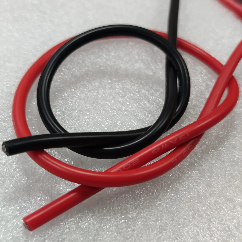 13AWG Silicone Cable 0.08mm Copper Tin Plated 500 Core Flexible For Power Supply Load Cable