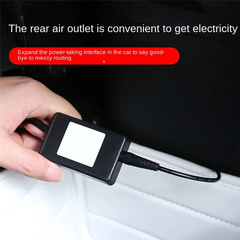 For Tesla Model 3 / Y Ambient Light Acc Power Plug Lossless Wire Harness Interior Decoration Modification Component