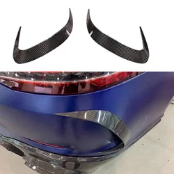 For Mercedes Benz AMG GT GT50 GT53 GT63 Carbon fiber bumper wind knife fog lamp air vent decorative strip body kit