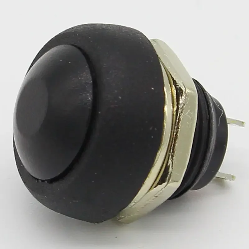 7PCS 12mm Waterproof Momentary Push button Switch OFF-(ON) Self Return