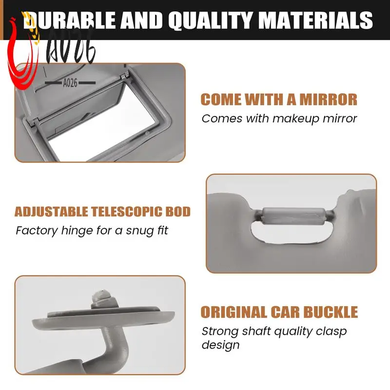 

A026-Car Sun Visor For HYUNDAI GETZ CLICK 2002-2012 Car Front Sunvisor Cover Sunshade Shade With Mirror
