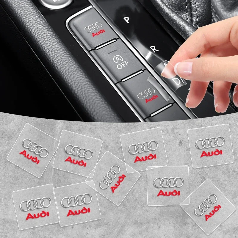 

1/2/5/10pcs Car Badges Auto Interior Decor Logo Stickers For Audi 8P B9 8V A5 A6 C7 RS RS3 RS4 RS5 RS6 RS7 A7 Q3 Q5 Q7 S3 S6
