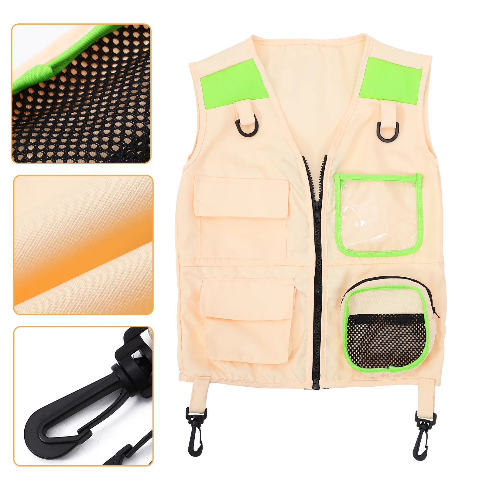 

Vest Lightweight Breathable Children Adventure Costume For Outdoor Role-Play Cosplay Prop Stage Performance