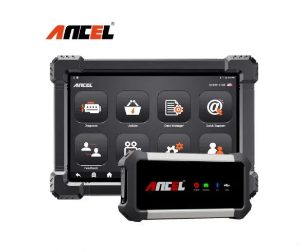 Ancel X7 HD 10 Inch Android Tablet Heavy Duty Truck Full System Diagnostic Scanner Professional Truck Diesel OBD Diagnostic Tool