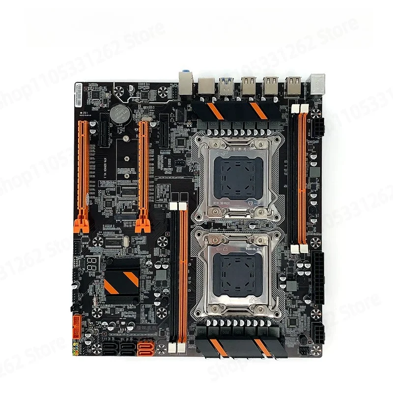 X79 Dual Socket LGA2011 Gaming Motherboard DDR3 Support Dual Xeon E5 2660 2680 V2 Processor Server Workstation Mainboard
