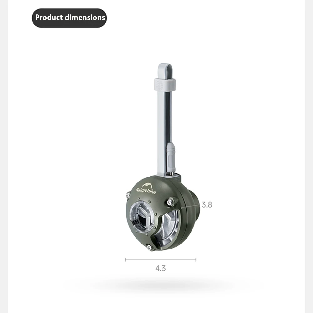 Naturehike Mini Elektrische Aufblaspumpe Kabelloser Luftkompressor Inflator Entlüfter Luftpumpen für Wandern Camping-Ausrüstung – Detail 1