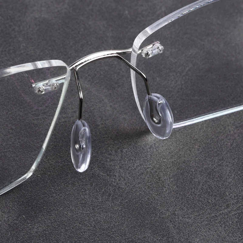 COLOUR_MAX Push in Eyeglass Nose Pads 5 par zatrzasków w okularach Nose Piece Miękkie silikonowe nakładki na nos Antypoślizgowa osłona nosa — zdjęcie 6