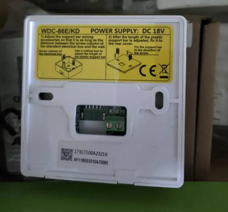 New midea wire controller 17317100A23216 17317100A25635 WDC-86E/KD POWER SUPPLY DC18V DC5V 17117100001470 KJR-90W/BK(WIFI)