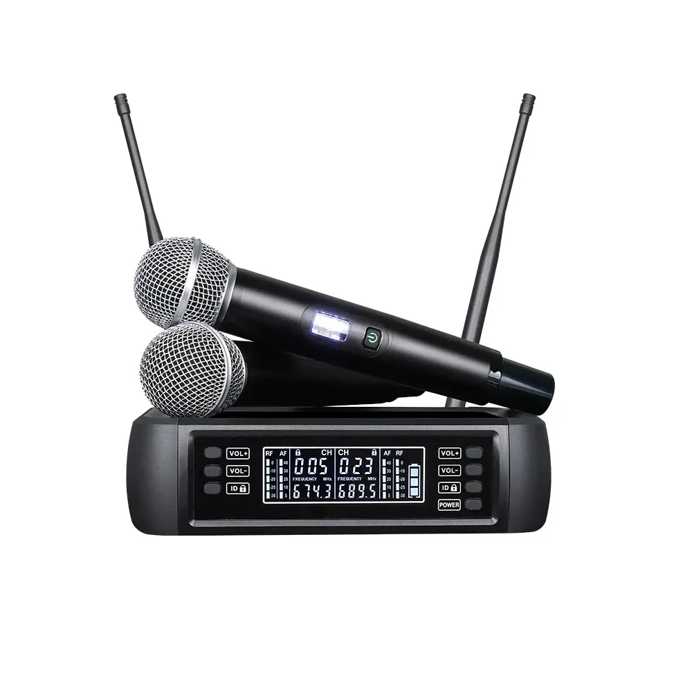 Professional C Type Wireless Microphone Receiver Portable for Karaoke Recharging