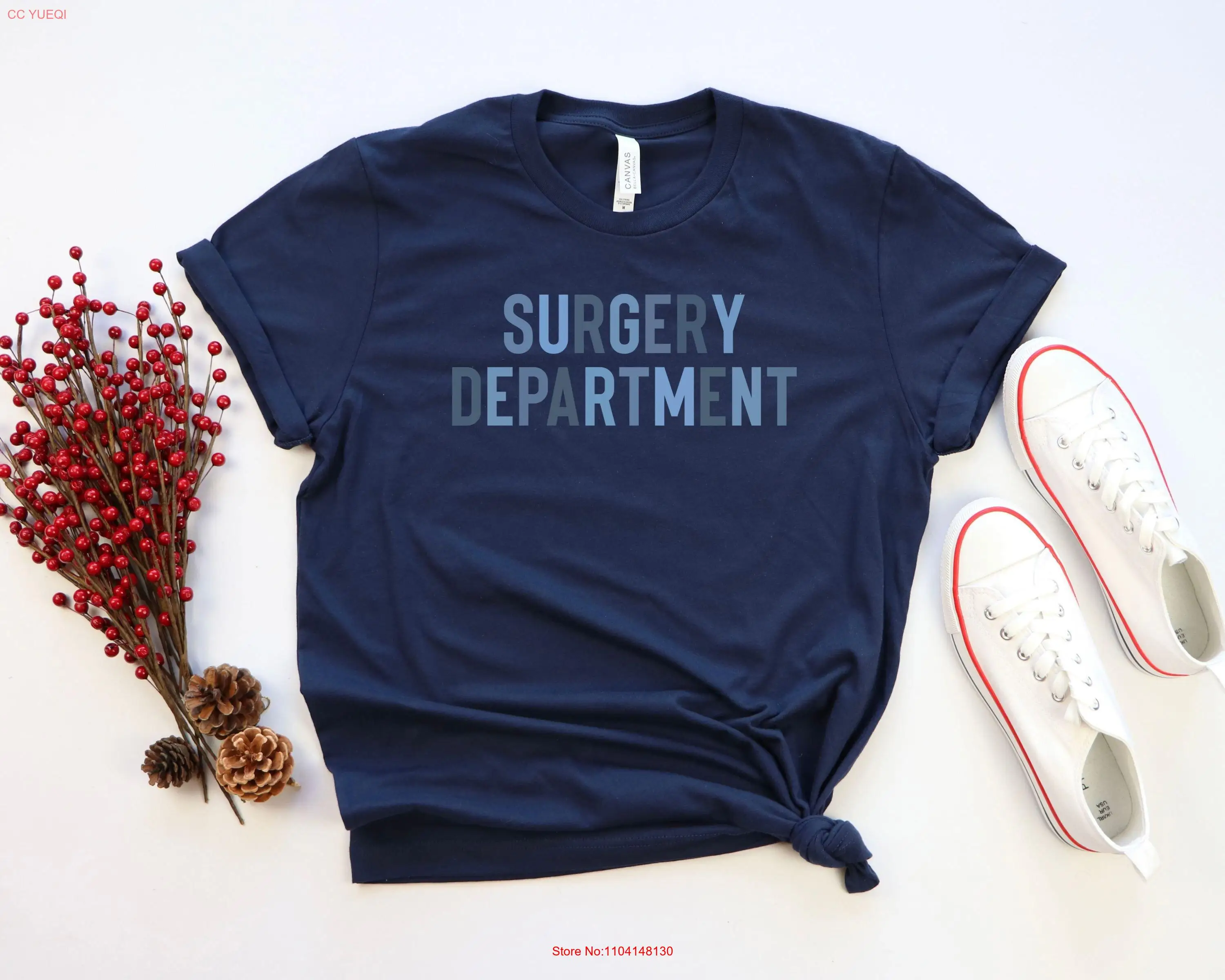 تي شيرت قسم الجراحة ممرضة غرفة التكنولوجيا CD مستشفى بأكمام طويلة أو قصيرة