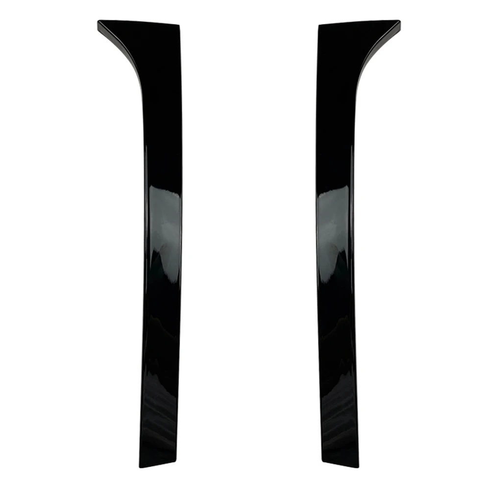 2Pcs Gloss Black Rear Window Side Wing Roof Spoiler Splitter Stickers for Skoda Superb Estate B6