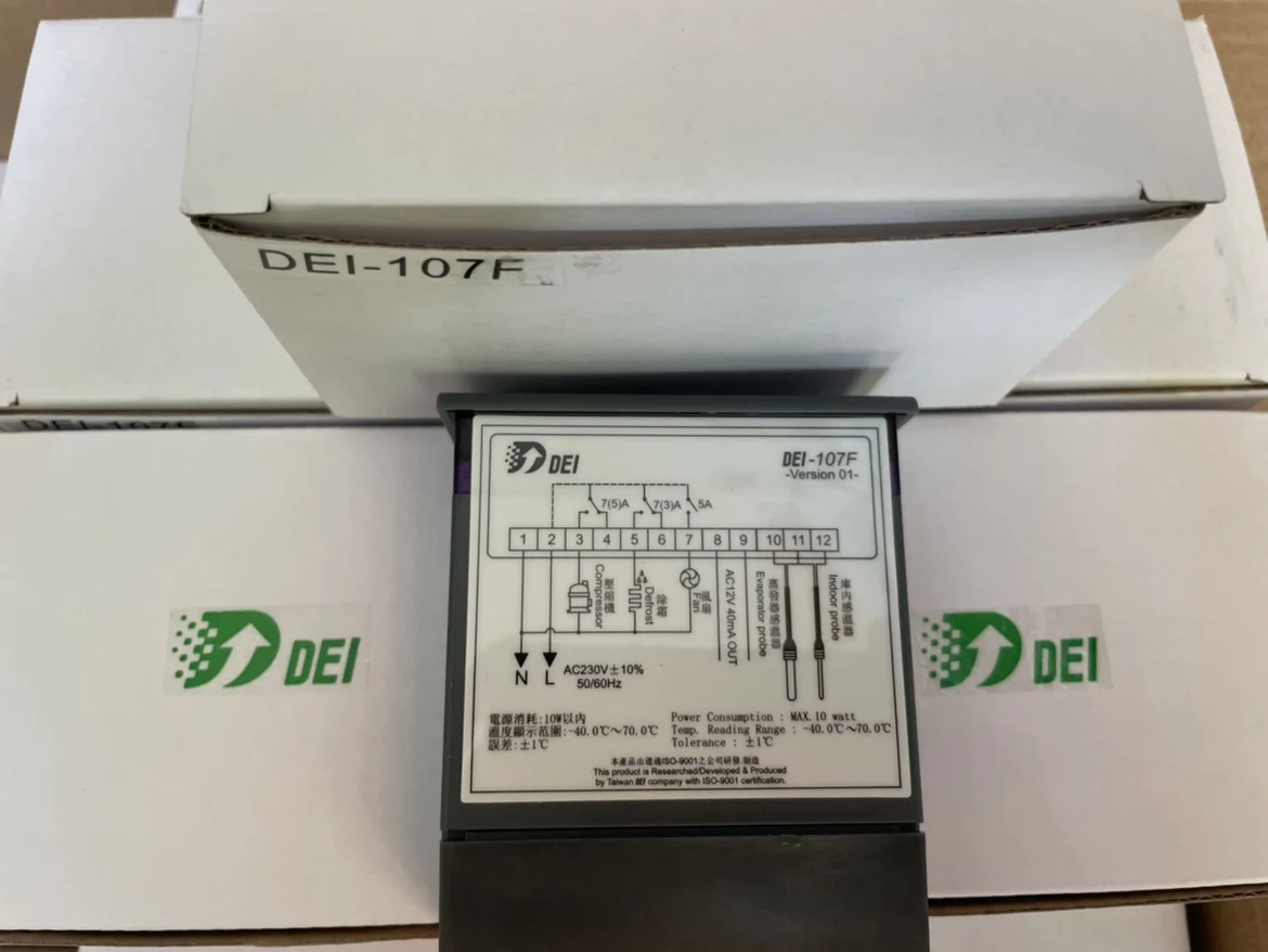 Controlador de temperatura DEI-104F, DEI-107F