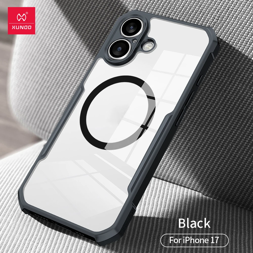 Xundd Hülle für iPhone 15 14 16 17 Pro Max 17 Air Phone 13 Pro 12 Magnetische Hülle, Airbag-Stoßfeste Schale, Kameraschutz-Abdeckung – Detail 18