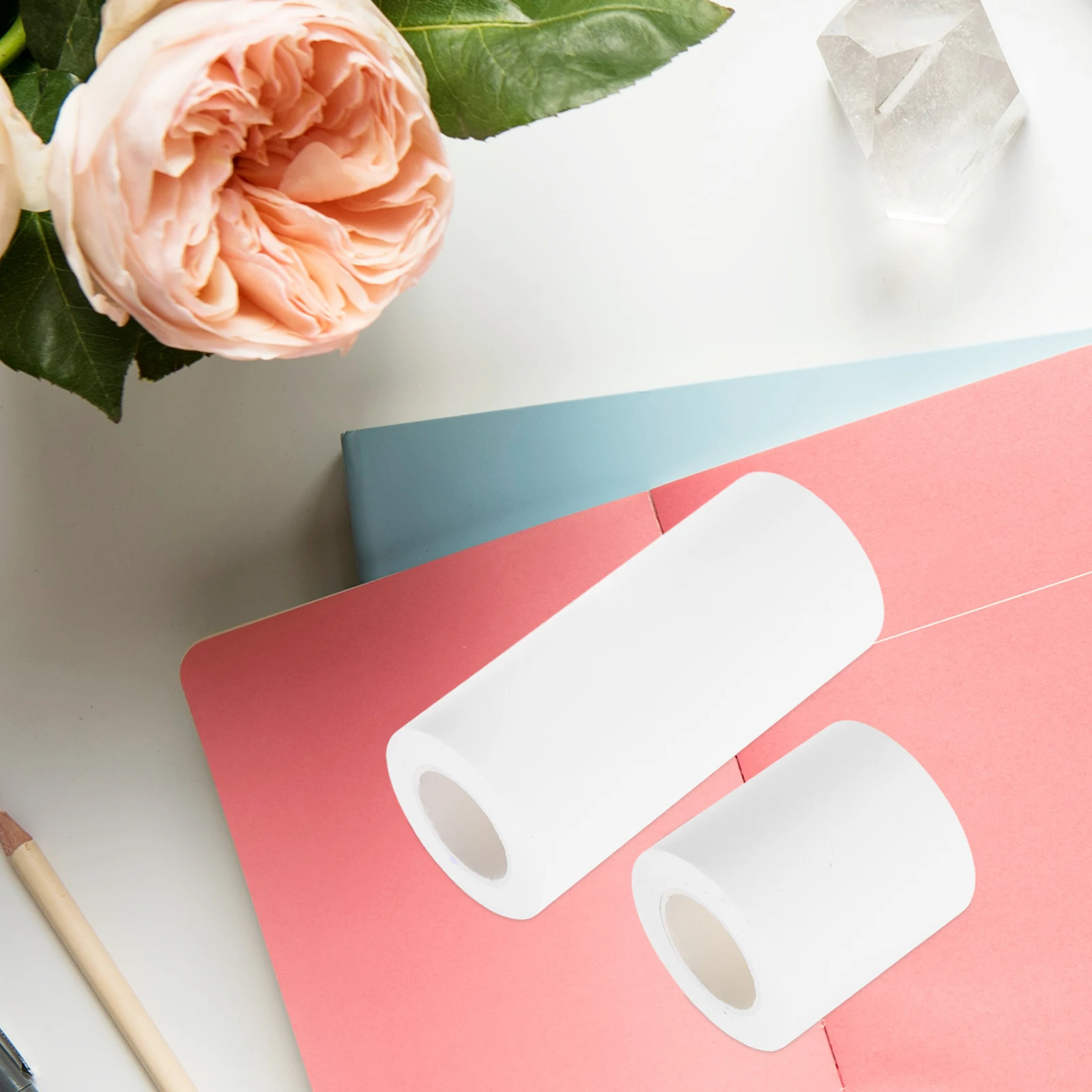 

2pcs Writable Washi Tape Blank Surface Adhesive Stickers Scrapbooking Journals Student Friendly Durable