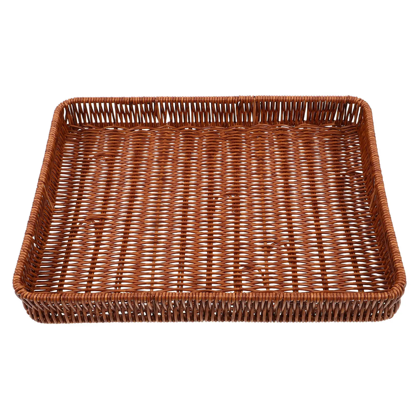 Flat Handwoven Woven Snack Fru - огляд і ціна Food Storage Bins
