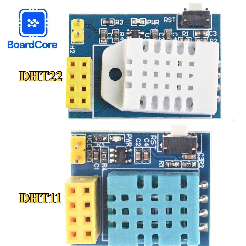 ESP8266 Цифровой датчик температуры и влажности DHT11 DHT22 Интерфейс модуля узла Wi-Fi для метеостанций Обнаружение умного дома