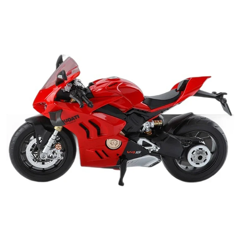 1:9 Ducati Alloy Motorcycle Model Toy for Children Boy Display and Collection with Realistic Design Kids Toys Boys Diecast 4-6y