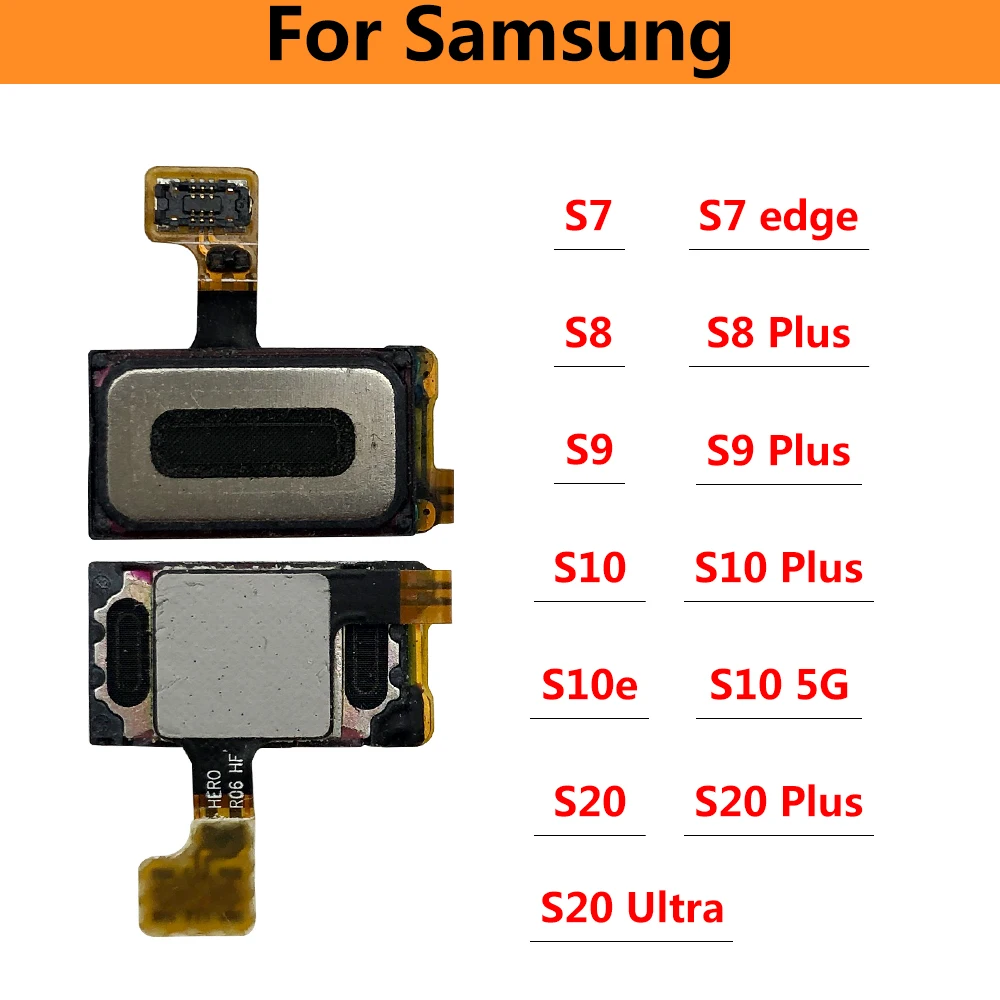 Fone de ouvido alto-falante ouvido som superior receptor flex para samsung s20 ultra s10 s9 s8 mais s7 borda