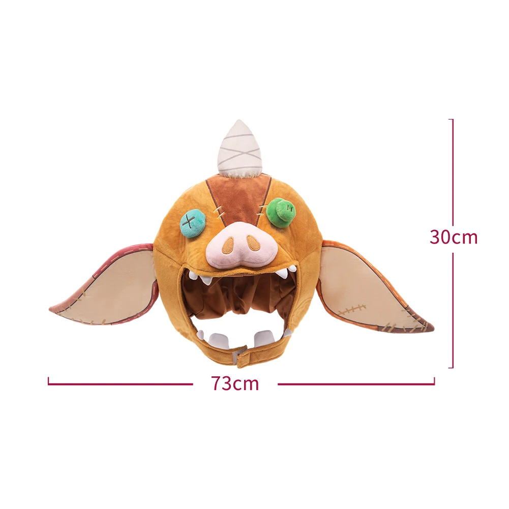 Zerda Bokoblin Cosplay Fantasy Mask Headgear Costume Accessories Women Men Adult Halloween Carnival Party Disguise Props