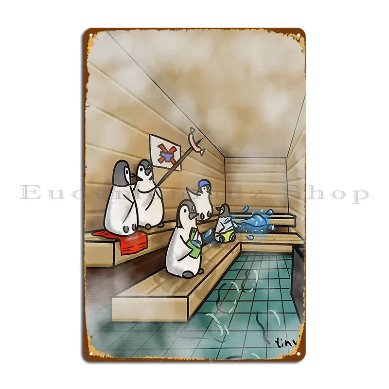 Sauna Metalowa Tablica Plakat Retro Malarstwo Kino Ściana Jaskinia Stwórz Blaszany Znak Plakat