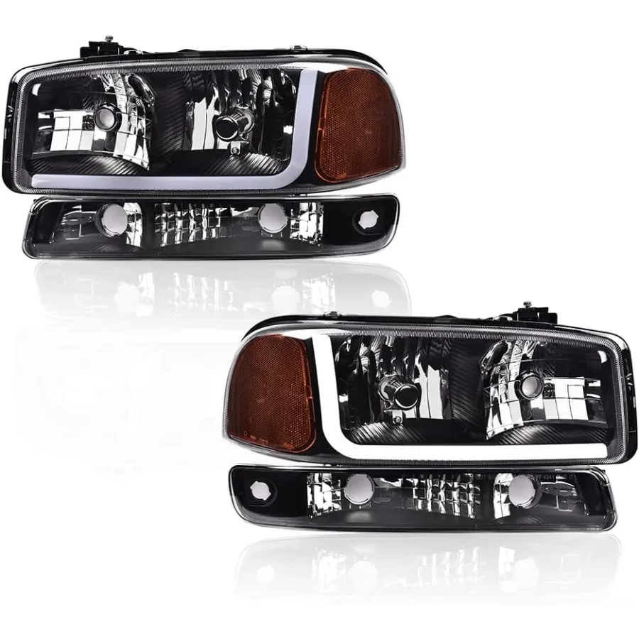 

Светодиодные фары DRL, совместимые с GMC Sierra 1500 1999-2007, подходят для GMC Sierra 1500HD 2500HD 3500 2001-07, подходят для GMC Yukon 1999-2006 гг.