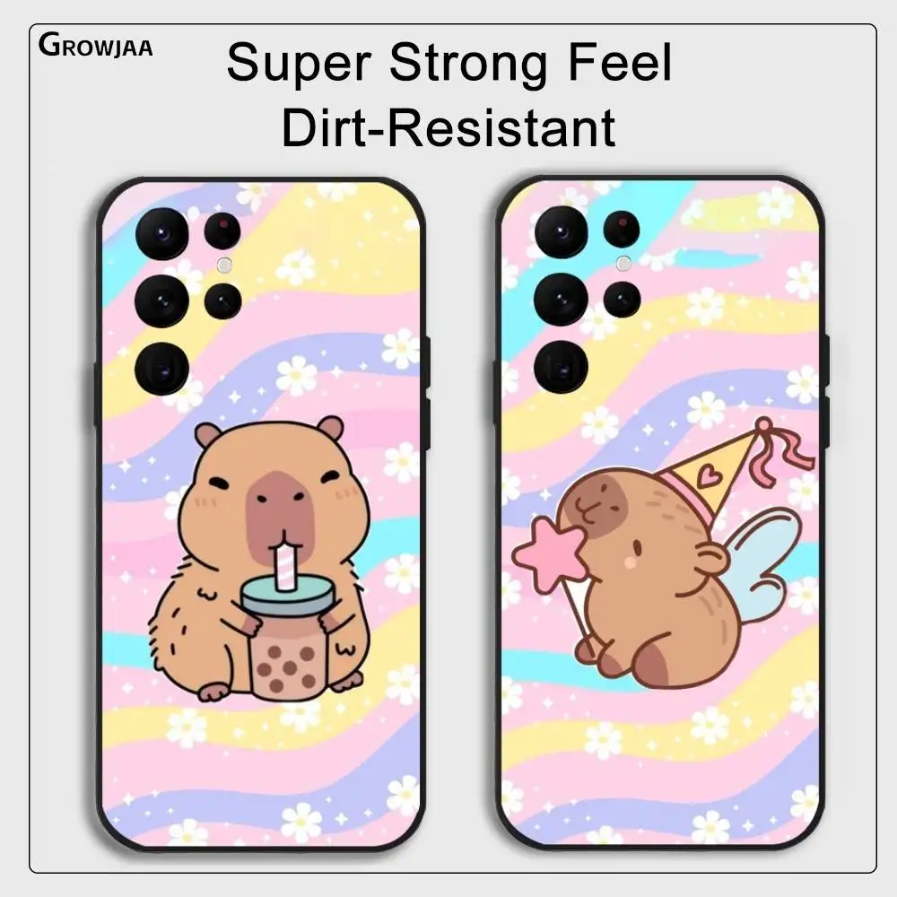 

Cute Capybara phone case for Samsung Galaxy S25 S24 S22 S23 Ultra S21 S20 Plus 5G